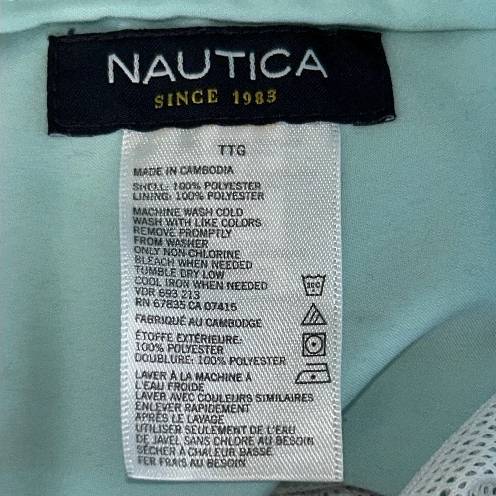 Nautica Men's Blue and Red Plaid Swim Shorts Size XXL TTG